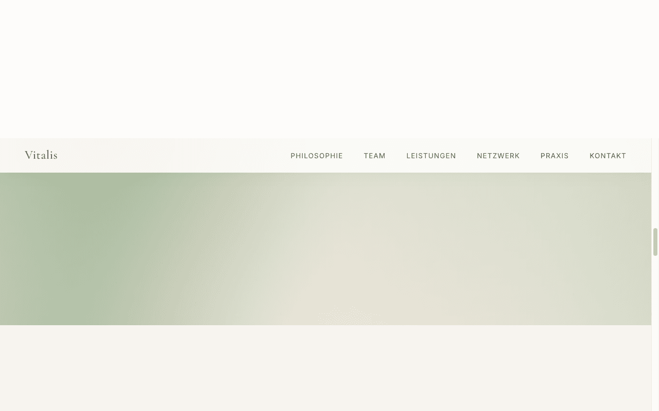 Psychologe – Unterseite 2 der Website